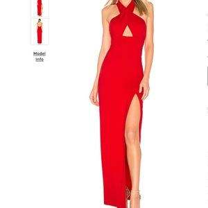 Lovers + Friends Red Gown Dress